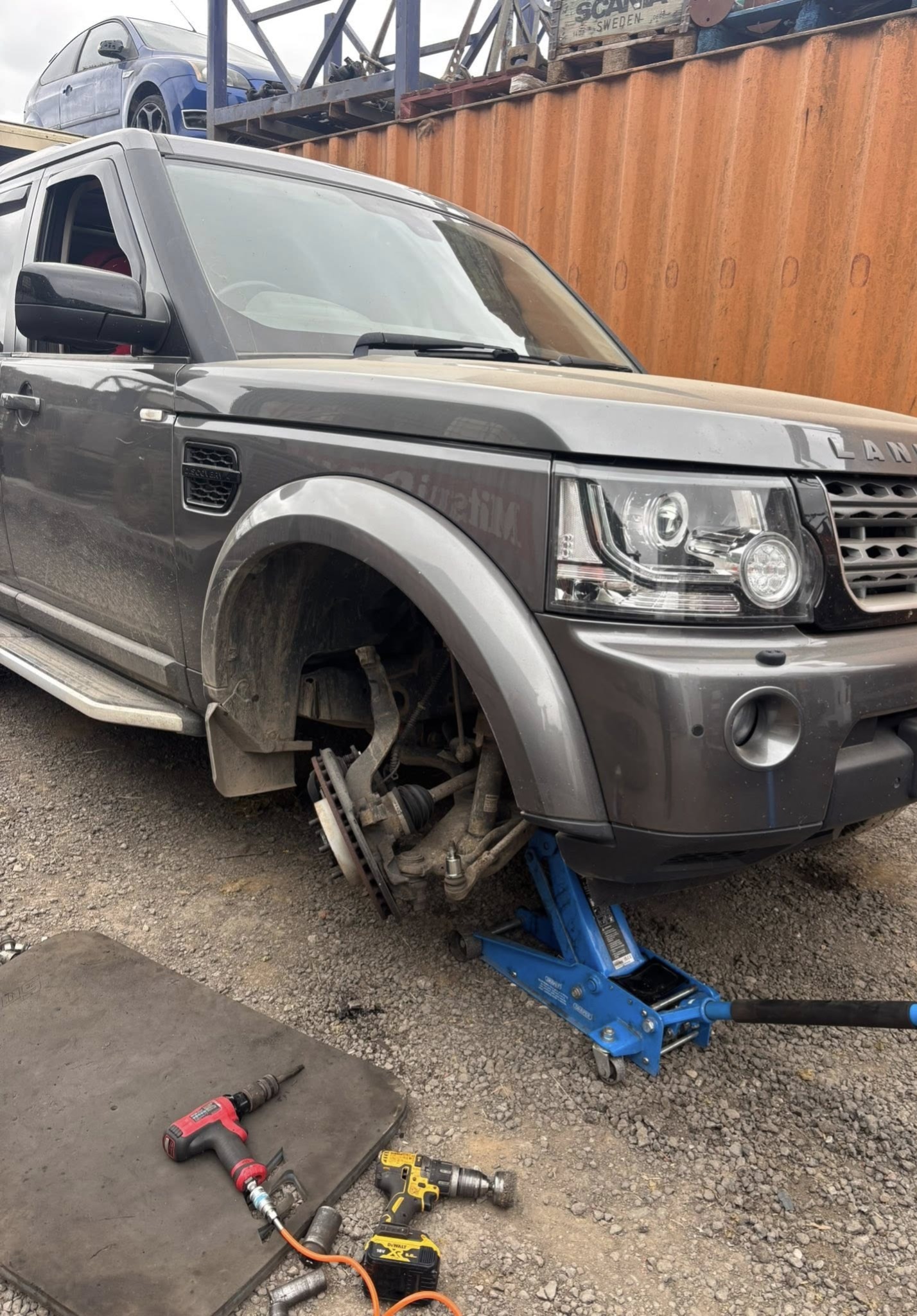 Engine and belt work